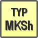 Piktogram - Typ: MKSh